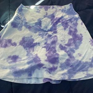 Tie dye skort